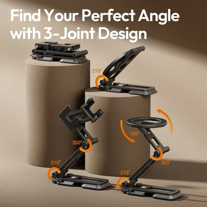 Original Ulanzi SK29 Foldable Magnetic Phone Stand Phone Clamp Selfie Stick Desktop Tripod 360° Rotation for Vlog Livestreaming