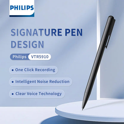 Philips 100% Original Digital Voice Recorder 16GB 64GB Smart Recording Pen Bluetooth VTR5910