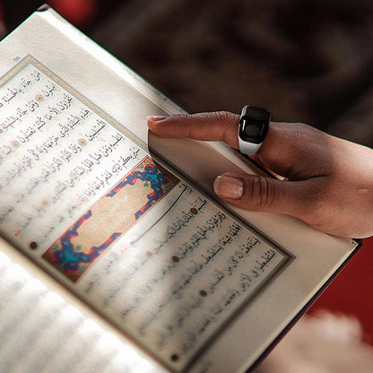 Digital Ring Counter Bluetooth APP Control OLED Display Silent Touch Type-C Rechargeable Muslims Ring Prayer Finger Counter