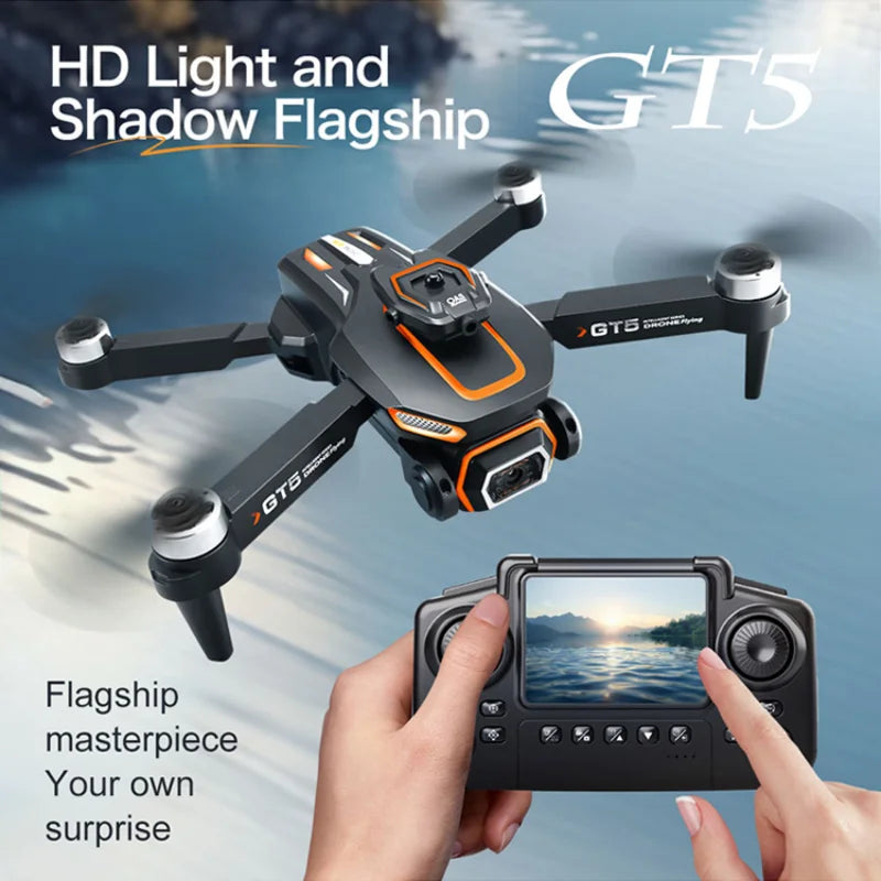 New GT5 Drone 360° Obstacle avoidance 8K Professional WIFI Aerial Photography Brushless Motor Foldable Quadcopter Dron Toys 2026