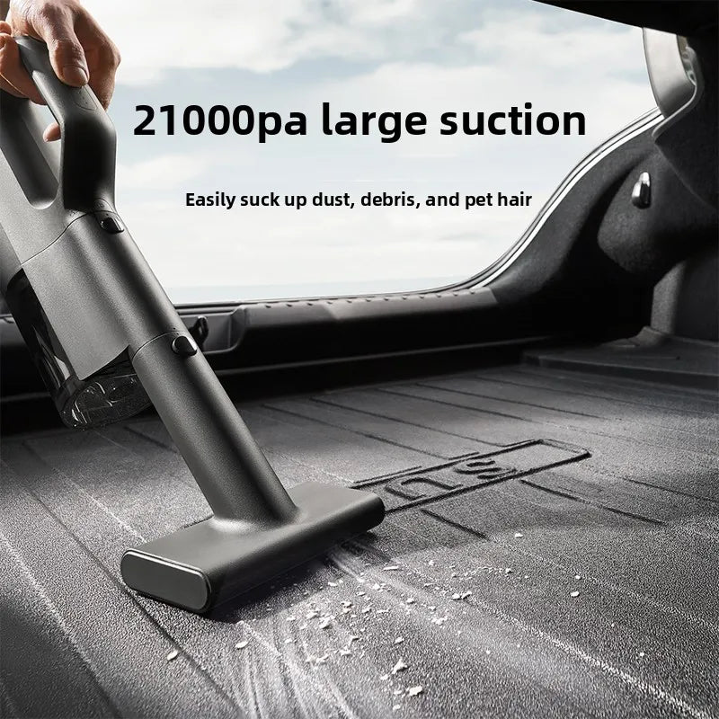 Xiaomi Car vacuum cleaner with strong suction, small size, plug-in, long battery life, suitable for both car and home use, handh