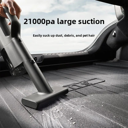 Xiaomi Car vacuum cleaner with strong suction, small size, plug-in, long battery life, suitable for both car and home use, handh