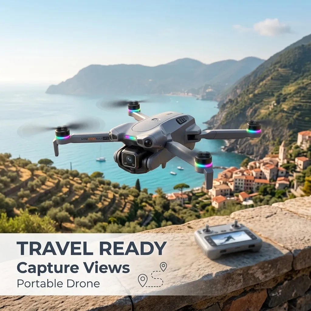 New K900 Max Folding Drone 8k Dual Cameras Screen Remote Control Helicopter GPS Obstacle Brushless Quadcopter Aerial Photography
