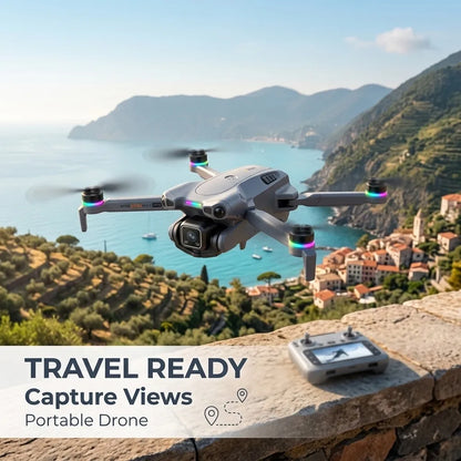 New K900 Max Folding Drone 8k Dual Cameras Screen Remote Control Helicopter GPS Obstacle Brushless Quadcopter Aerial Photography