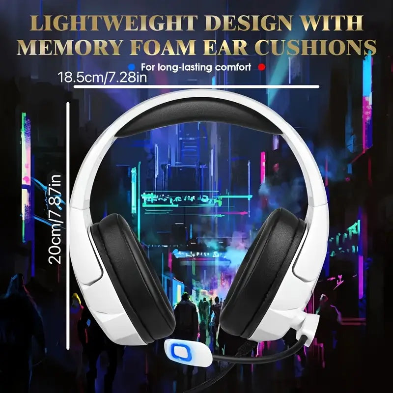 Stereo Gaming Headset for PS4 PS5 Xbox RGB 7.1-1