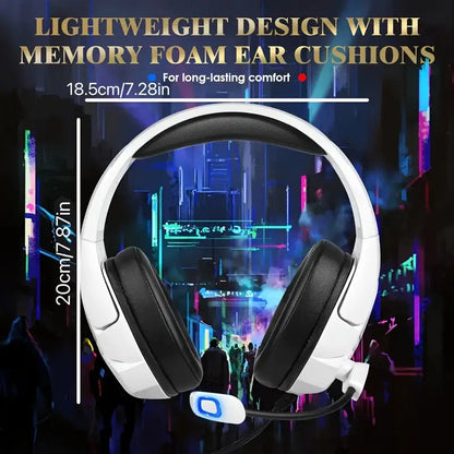 Stereo Gaming Headset for PS4 PS5 Xbox RGB 7.1-1